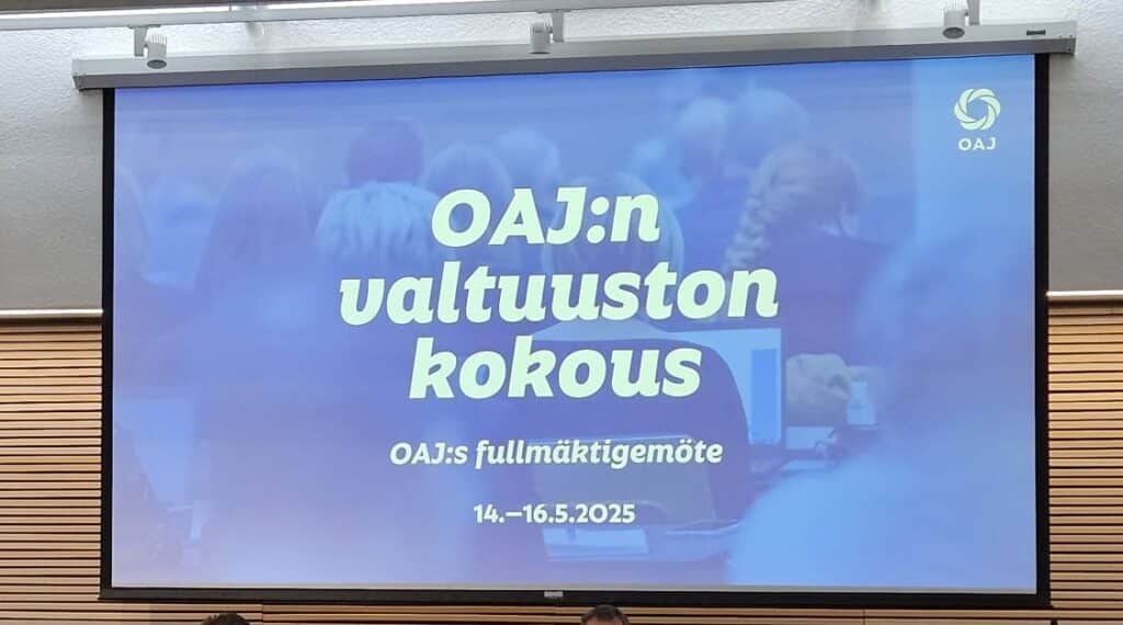 OAJ:n kevätvaltuusto 14.-16.5.2025